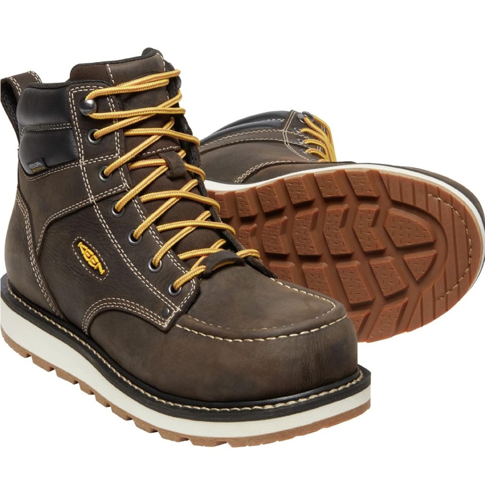 KEEN Utility Men's Cincinnati 6" Composite Toe Waterproof Wedge Work Boots